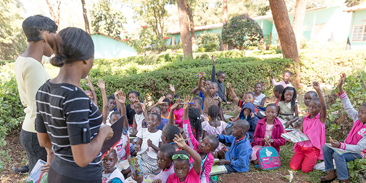 Class learning in Zimbabwe