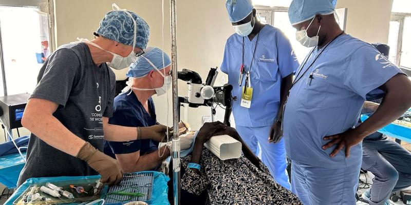 CATARACT SURGERIES ARE LIFE-CHANGING FOR PEOPLE LIVING IN REMOTE AREAS OF SOUTH SUDAN.