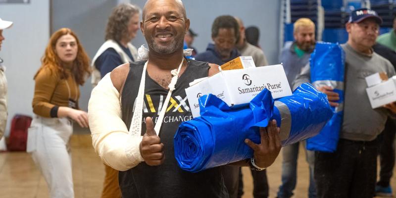 We've distributed solar-powered lights, personal hygiene kits, and shelter tarps to hundreds of Brazilians recovering from the floods.