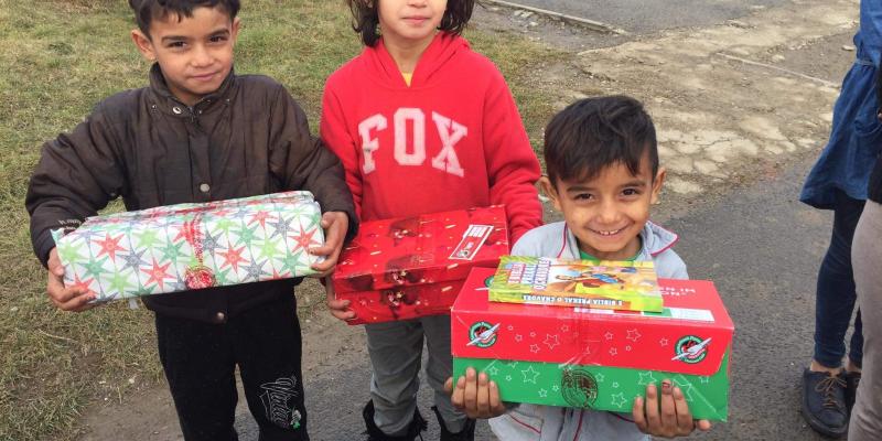 Shoebox gifts let these little boys know they are loved and cared for.