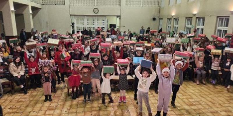 This church outreach event blessed 250 boys and girls—each one received a gift and heard about the love of God.
