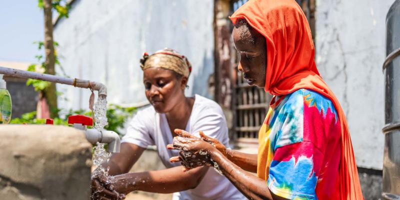 In addition to clean water systems, we also provide inmates with training in sanitation and hygiene.