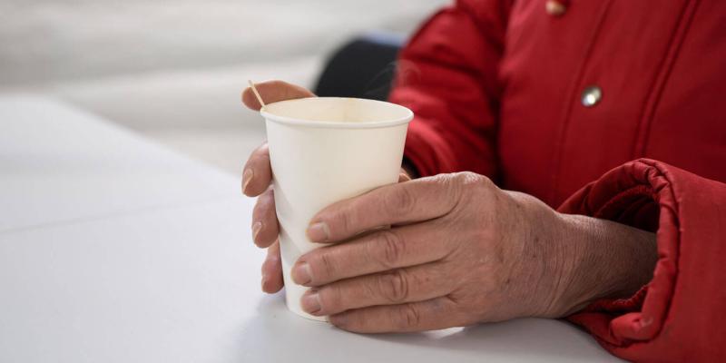 Anna’s hands thawed as she enjoyed a nutritious meal and learned that she was not alone in her struggles. She plans to come more frequently until the tent closes in mid-April.