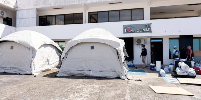 This clinic restart module is allowing Arley to provide critical care to her patients who had gone without it for weeks since the storm.