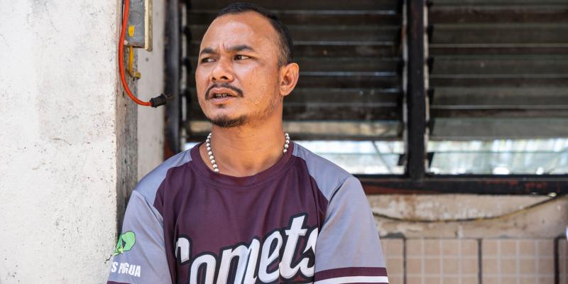 When James received lights, tarp, and a generator, he said it was overwhelming. “I didn’t know what to say.”