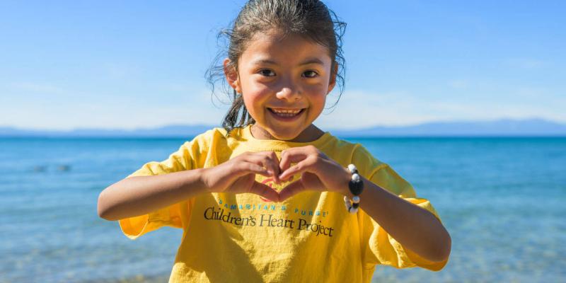 Dara is grateful to Samaritan’s Purse and the team at Sutter Health for healing the hole in her heart.