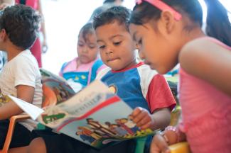 child reading