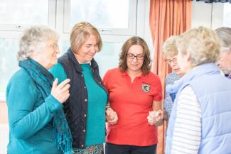 Group praying