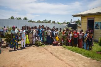 The women form new friendships, learn hair dressing and sewing, and also learn from the Word of God.