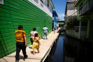 El Cayo is often referred to as the Venice of Honduras because of its striking canals.