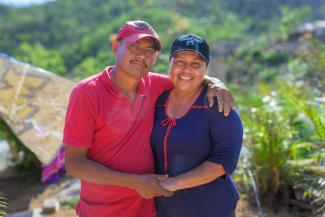 Fernando and Claudia, who were provided shelter through our tarping teams, received Jesus Christ as Lord and Saviour.