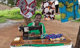 [09:38] Paul Frame Trained in our tailoring programme in Maiwut, South Sudan, Buk uses her new-found trade to support her family.