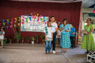 CHARMAINE AT THE THE GREATEST JOURNEY GRADUATION CEREMONY