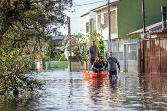 HISTORIC FLOODING forced many people to evacuate their homes.