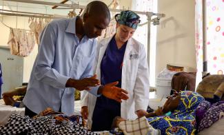The Samaritan's Purse orthopaedic team that went to Nigeria prayed over each patient before, during, and after each surgery. Prayer remains at the heart of our goal to help in Jesus' Name.