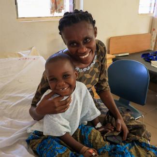 Despite his condition, Abraham’s smile beams. “I am so proud of my son,” his mother said when he came out of surgery.