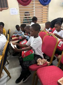 These Operation Christmas Child shoeboxes arrived in our tenth airlift, each of which has carried cargo designed to bring hope and demonstrate the love of Jesus to this beautiful nation.