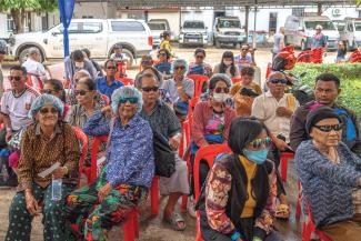 MANY PATIENTS in desperate need came to our clinic.