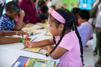 Through The Greatest Journey lessons, local Operation Christmas Child leaders teach children what it means to live for Christ instead of the world.