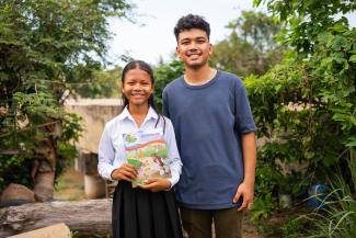 Sann trains students like Chea how to follow Christ for a lifetime.