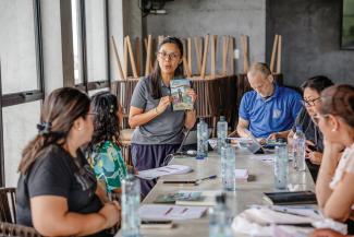 BELEN helps train members of the regional leadership team.