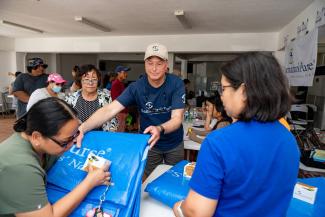 As the Northern Mariana Islands reel from a devastating typhoon, Samaritan's Purse teams are showing God's love to families through word and deed.
