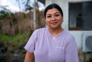 Temara prayed for God to save her and her children as Typhoon Sinalaku hit her island community. He saved them, and gave the mother of two a newfound perspective of peace and gratitude.