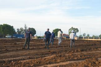 We have broken ground in preparation for an Ebola Treatment Centre in Bunia. Another treatment centre will be established at our partner hospital in Nyankunde.
