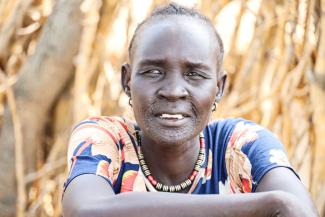 Marial is one of many South Sudanese farmers to benefit from Nyamal’s training and support.