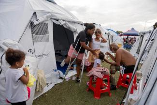 Samaritan's Purse teams continue to provide for Venezuelans both through medical care and with supplies such as heavy duty tents, shelter supplies, and clean water in a city with thousands displaced from their homes.Samaritan's Purse teams continue to provide for Venezuelans both through medical care and with supplies such as heavy duty tents, shelter supplies, and clean water in a city with thousands displaced from their homes.