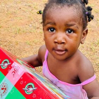 This girl is one of the children in need, ages 2-14, to whom Samaritan’s Purse delivers shoebox gifts to demonstrate God’s love in a tangible way.